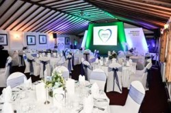 The function room of The Berkeley Worcester venue for the Community Heroes Awards 2014